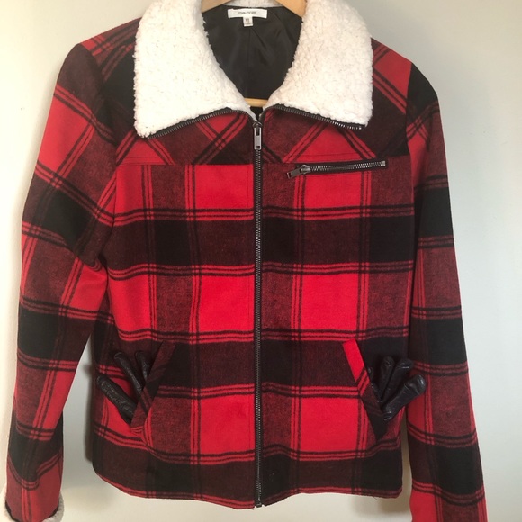 Buffalo Plaid Moto jacket Maurices NWOT - Picture 9 of 12